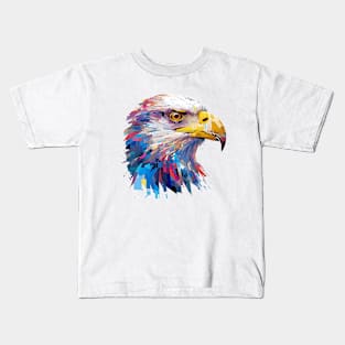 Eagle Bird Animal Nature Freedom Wildlife Wonder Abstract Kids T-Shirt